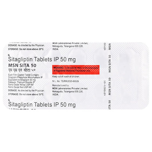 MSN SITA 50 - Strip of 10 Tablets