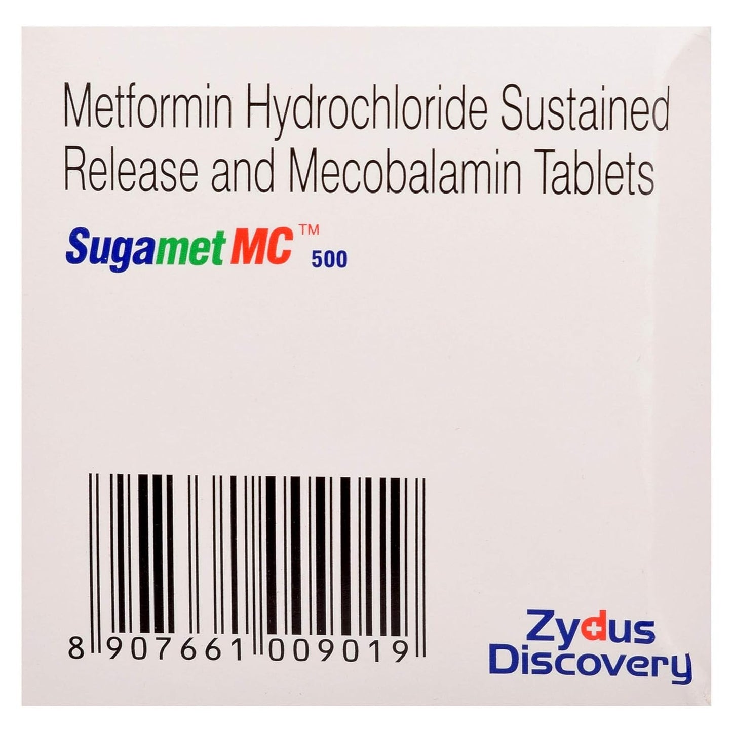 Sugamet MC 500 - Strip of 10 Tablets