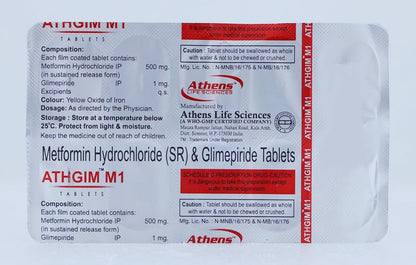 Athgim M 1mg - Strip of 10 Tablets