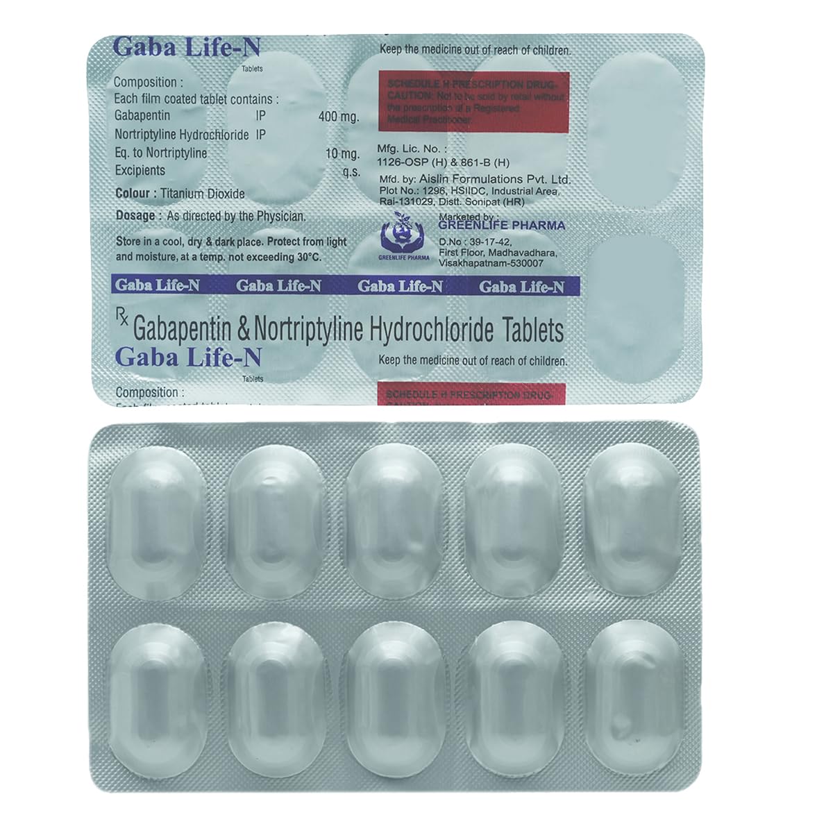 GABALIFE-N - Strip of 10 Tablets