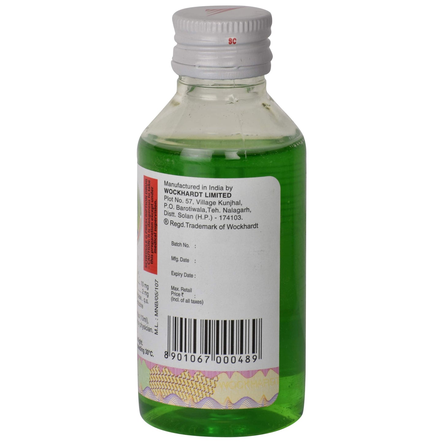 Zedex - Bottle of 100 ml Cough Syrup