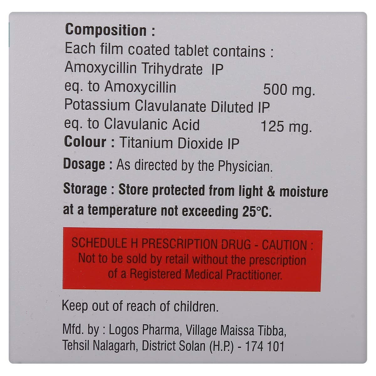 Agumerz CV 625 - Strip of 10 Tablets