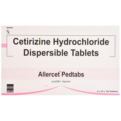 Allercet Pedtabs - Strip of 10 Tablets