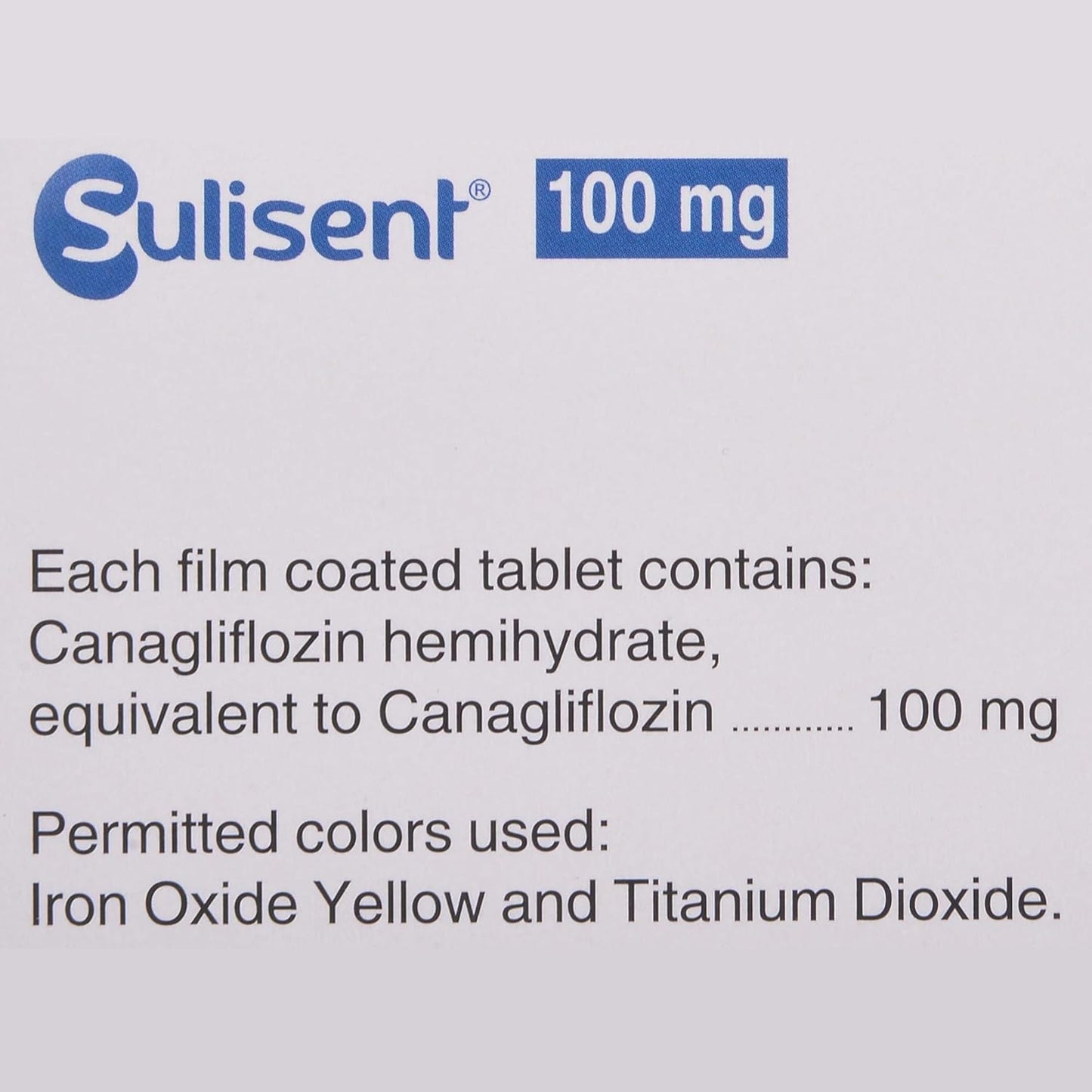 Sulisent 100mg - Strip of 10 Tablets