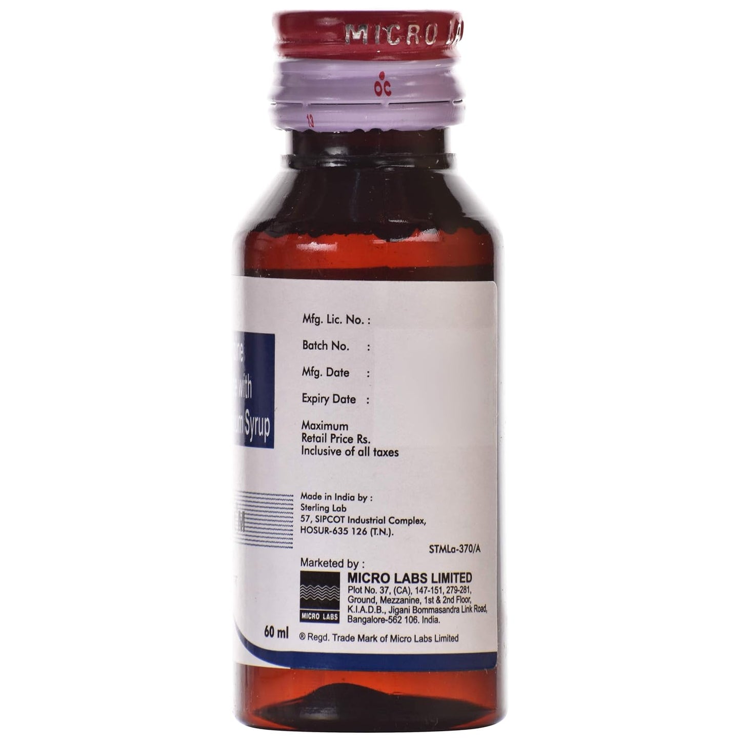 Allercet M - Bottle of 60 ml Syrup