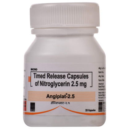 Angiplat-2.5 - Bottle of 25 Capsules