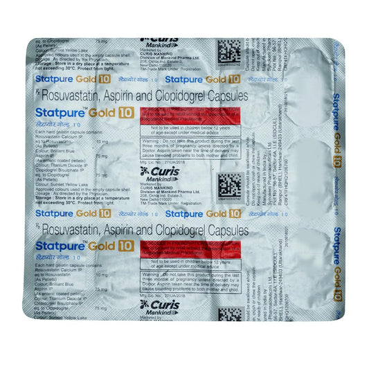 Statpure Gold 10 -Strip of 15 Capsules