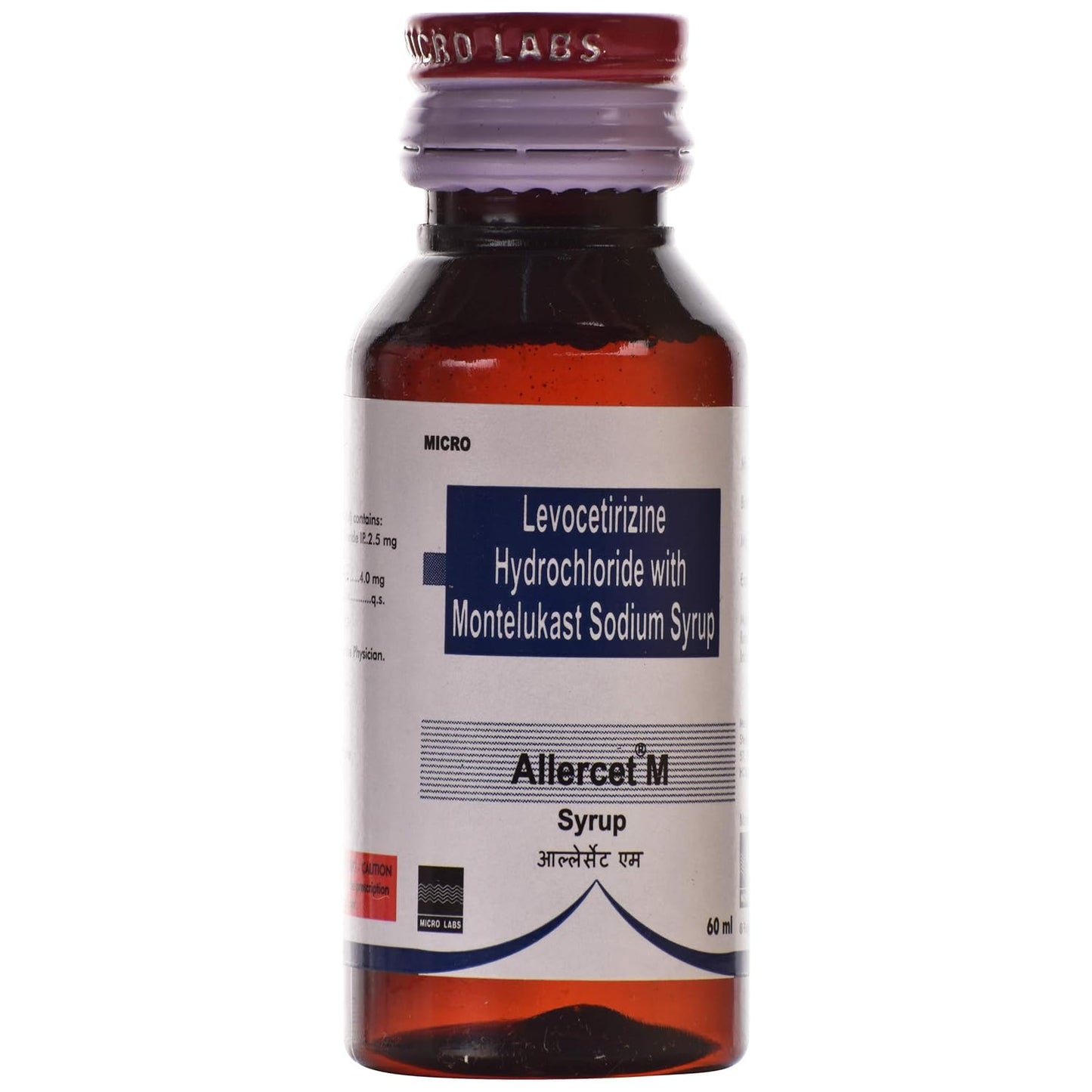 Allercet M - Bottle of 60 ml Syrup