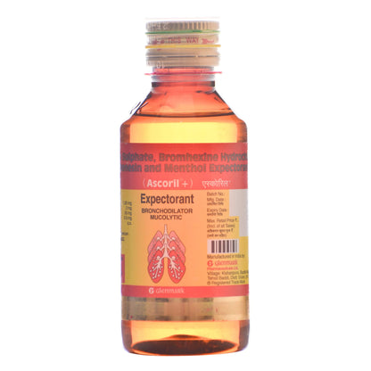 Ascoril Plus - Bottle of 200 ml Expectorant