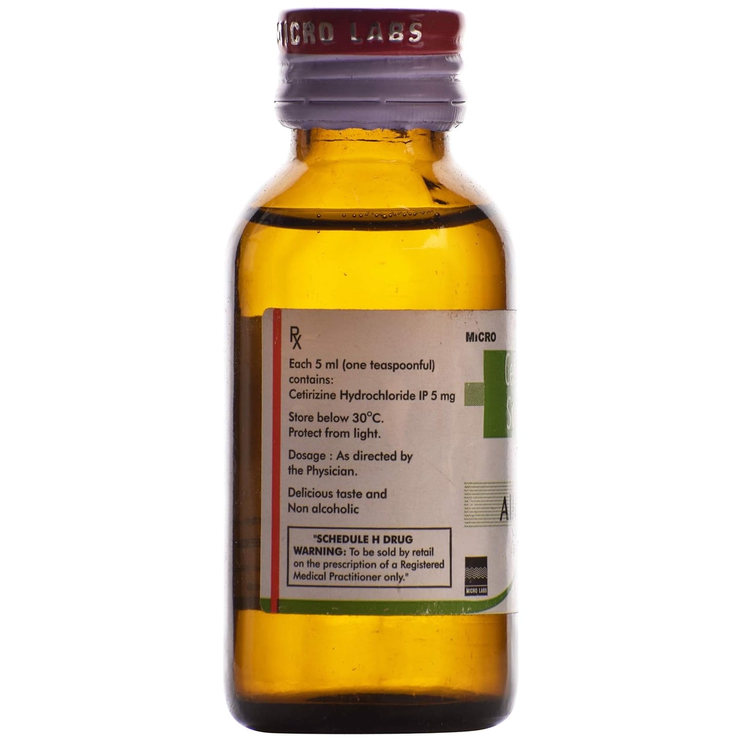 Allercet - Bottle of 60 ml Syrup