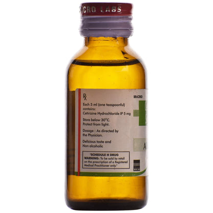 Allercet - Bottle of 60 ml Syrup