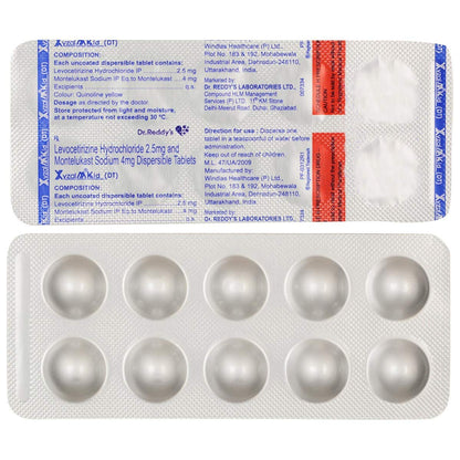 XyzalMKid (DT) - Strip of 10 Tablets