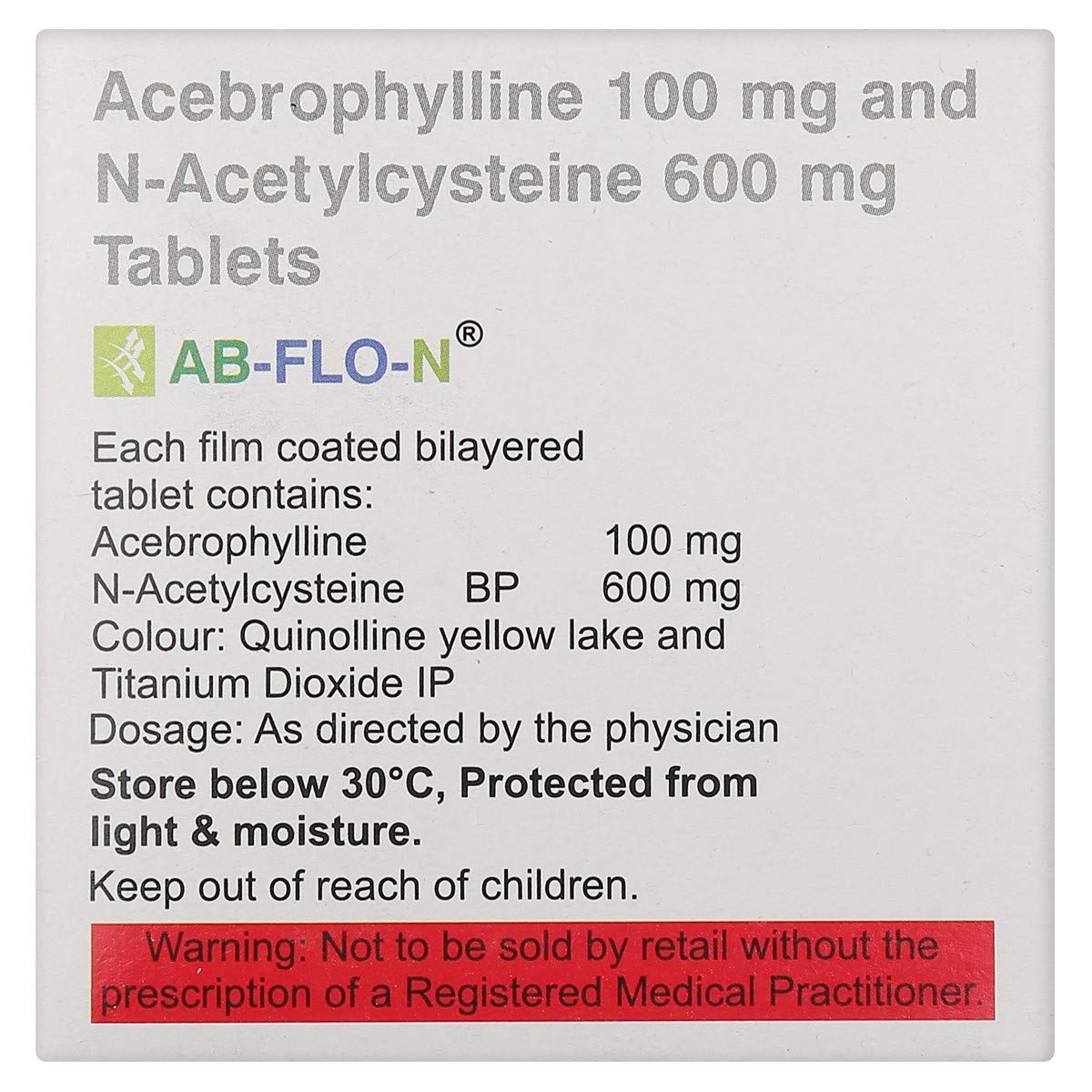 AB-Flo-N - Strip of 10 Tablets