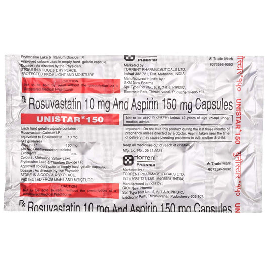 Unistar 150 - Strip of 10 Capsules