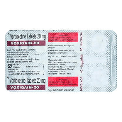 Voxigain 20 - Strip of 10 Tablets