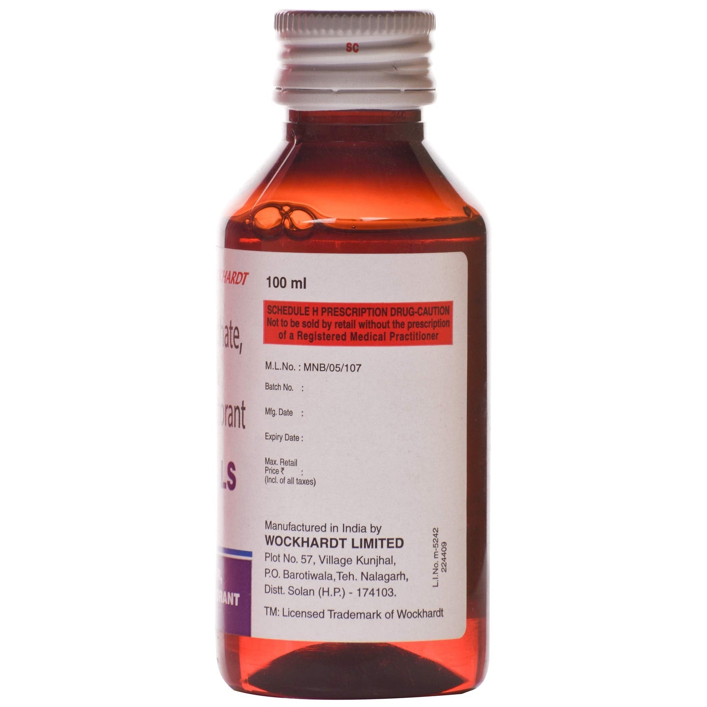 Viscodyne LS - Bottle of 100 ml Expectorant