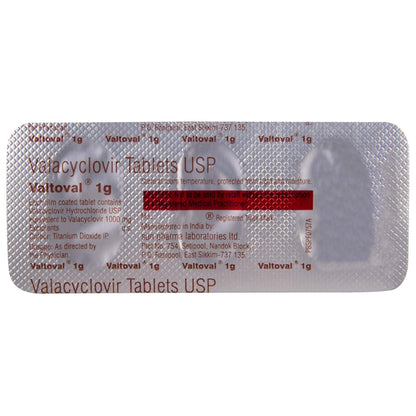 Valtoval 1 g - Strip of 3 Tablets