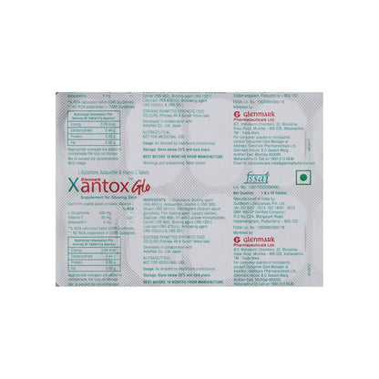 Xantox Glo - Strip of 10 Tablets