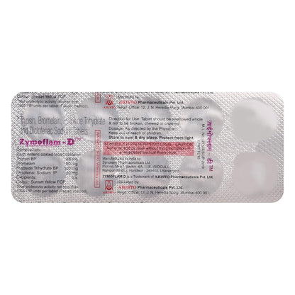 Zymoflam D - Strip of 10 Tablets