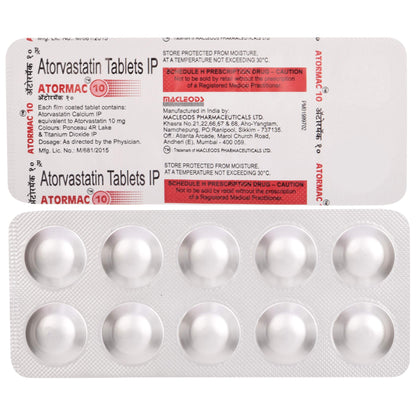 Atormac 10 - Strip of 10 Tablets