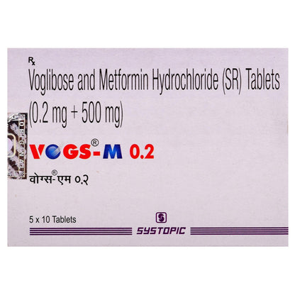 Vogs M 0.2 - Strip of 10 Tablets