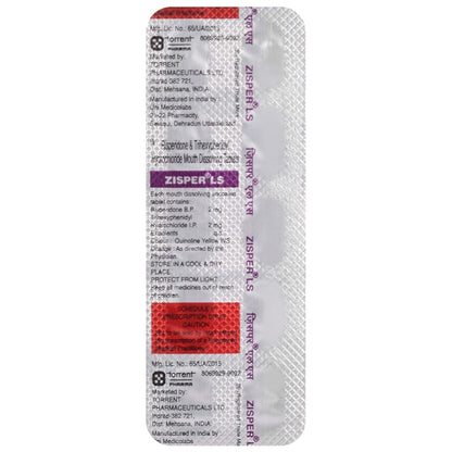 Zisper LS - Strip of 10 Tablets