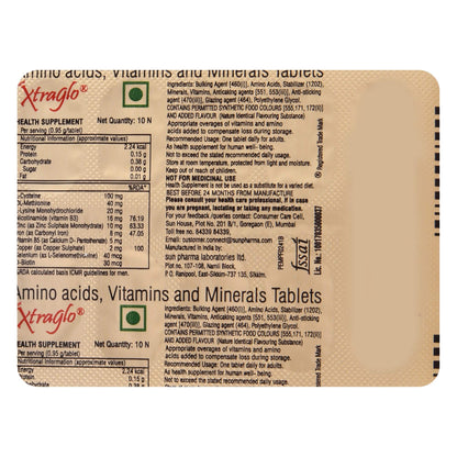 Xtraglo - Blister Pack of 10 Tablets