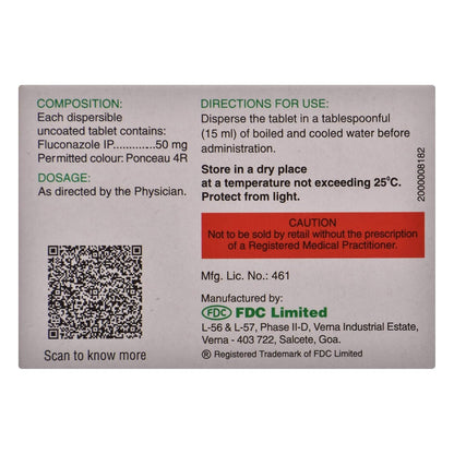 Zocon - 50 DT - Strip of 4 Tablets