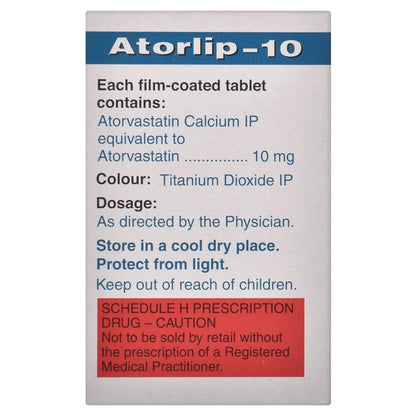 Atorlip-10 - Strip of 15 Tablets