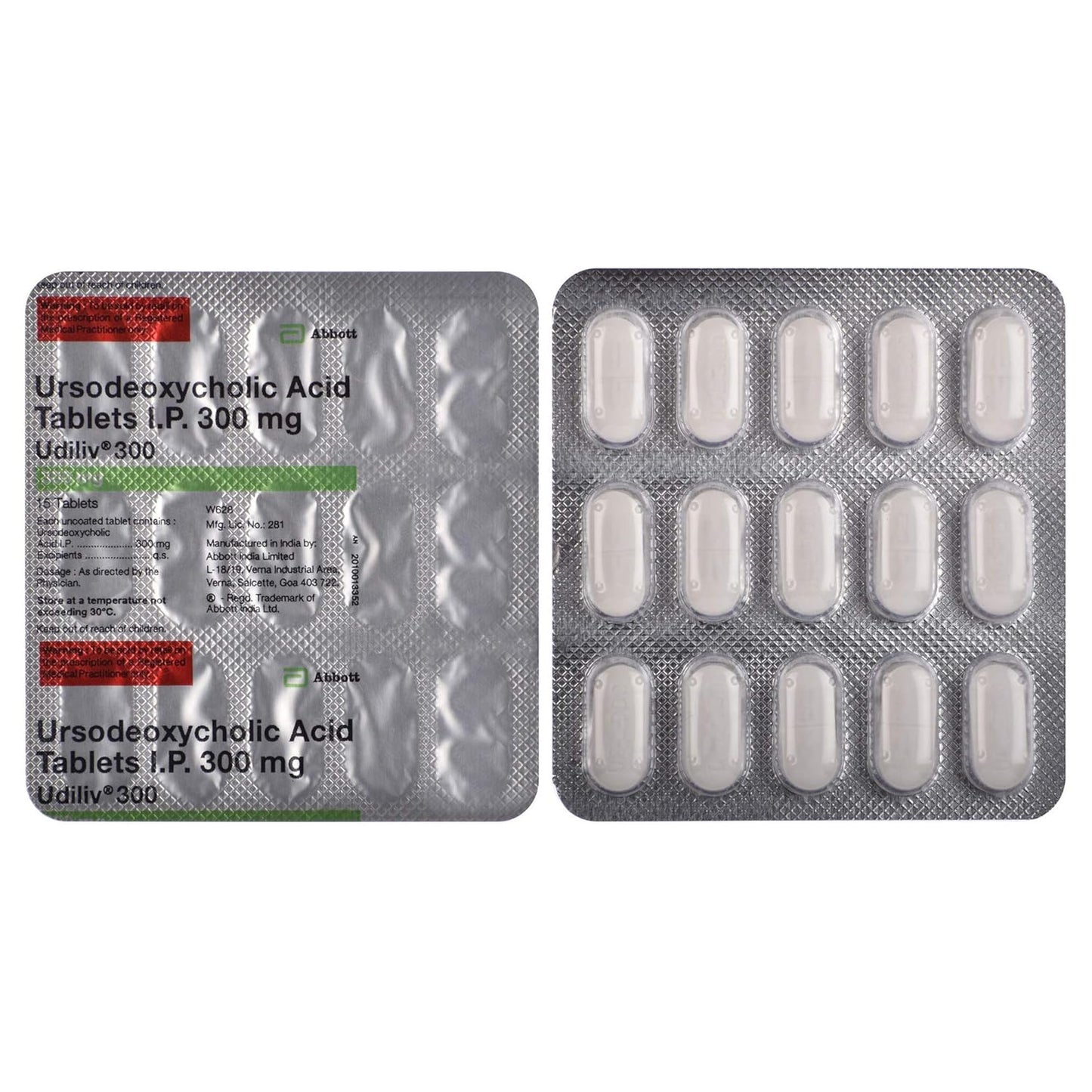 Udiliv 300 - Strip of 15 Tablets