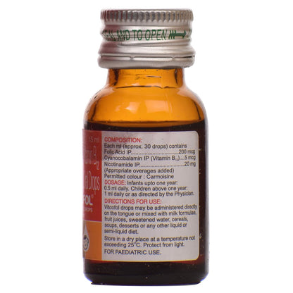 Vitcofol - Bottle of 15 ml Oral Drops