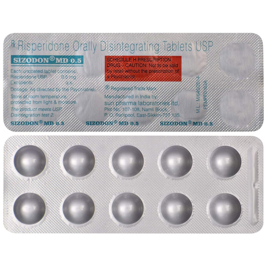 Sizodon MD 0.5 - Strip of 10 Tablets