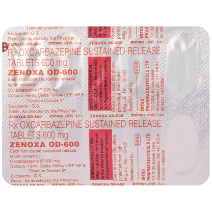 Zenoxa OD-600 - Strip of 10 Tablets