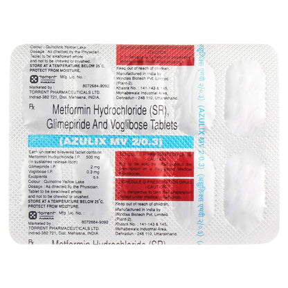 Azulix MV 2/0.3 - Strip of 10 Tablets