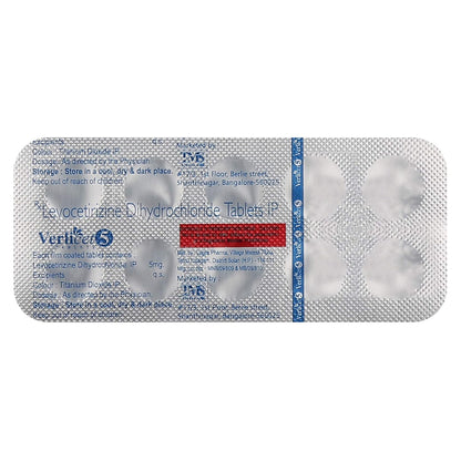 Verlicet 5 - Strip of 10 Tablets