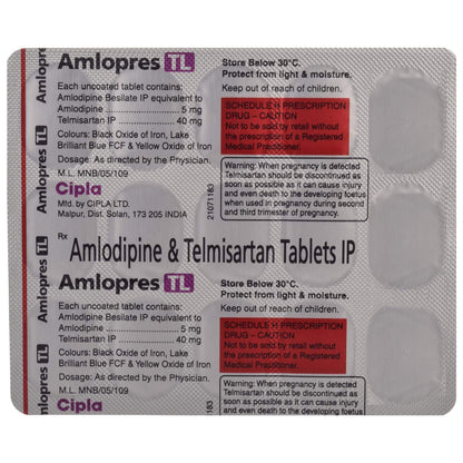 Amlopres TL - Strip of 15 Tablets