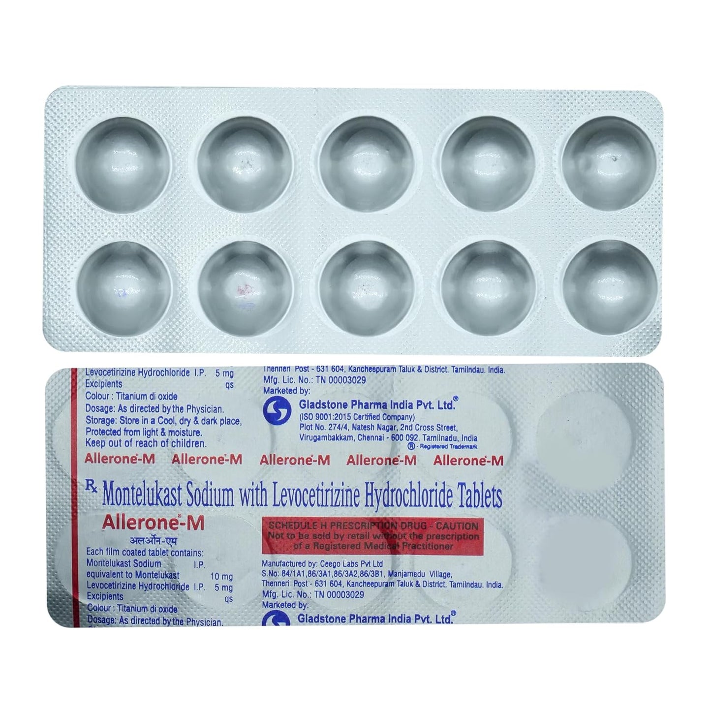 Allerone-M - Strip of 10 Tablets