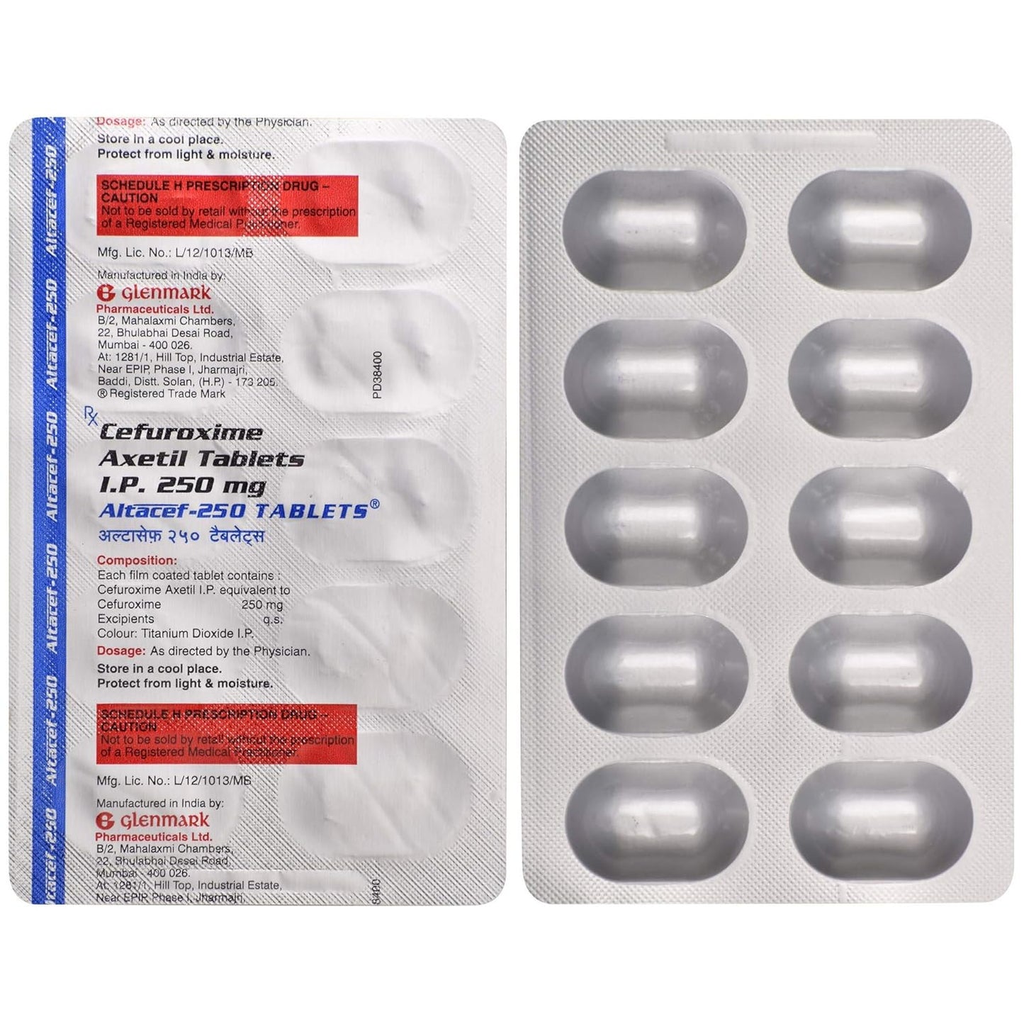 Altacef-250 - Strip of 10 Tablets