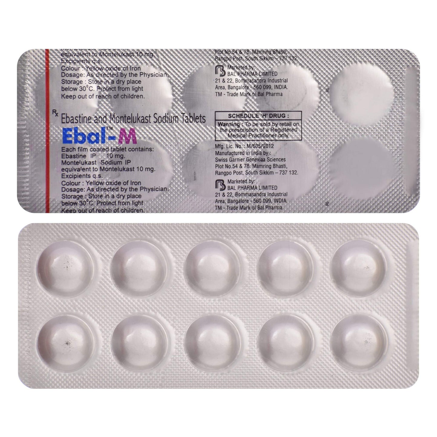 Ebal-M - Strip of 10 Tablets