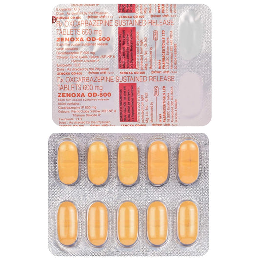 Zenoxa OD-600 - Strip of 10 Tablets