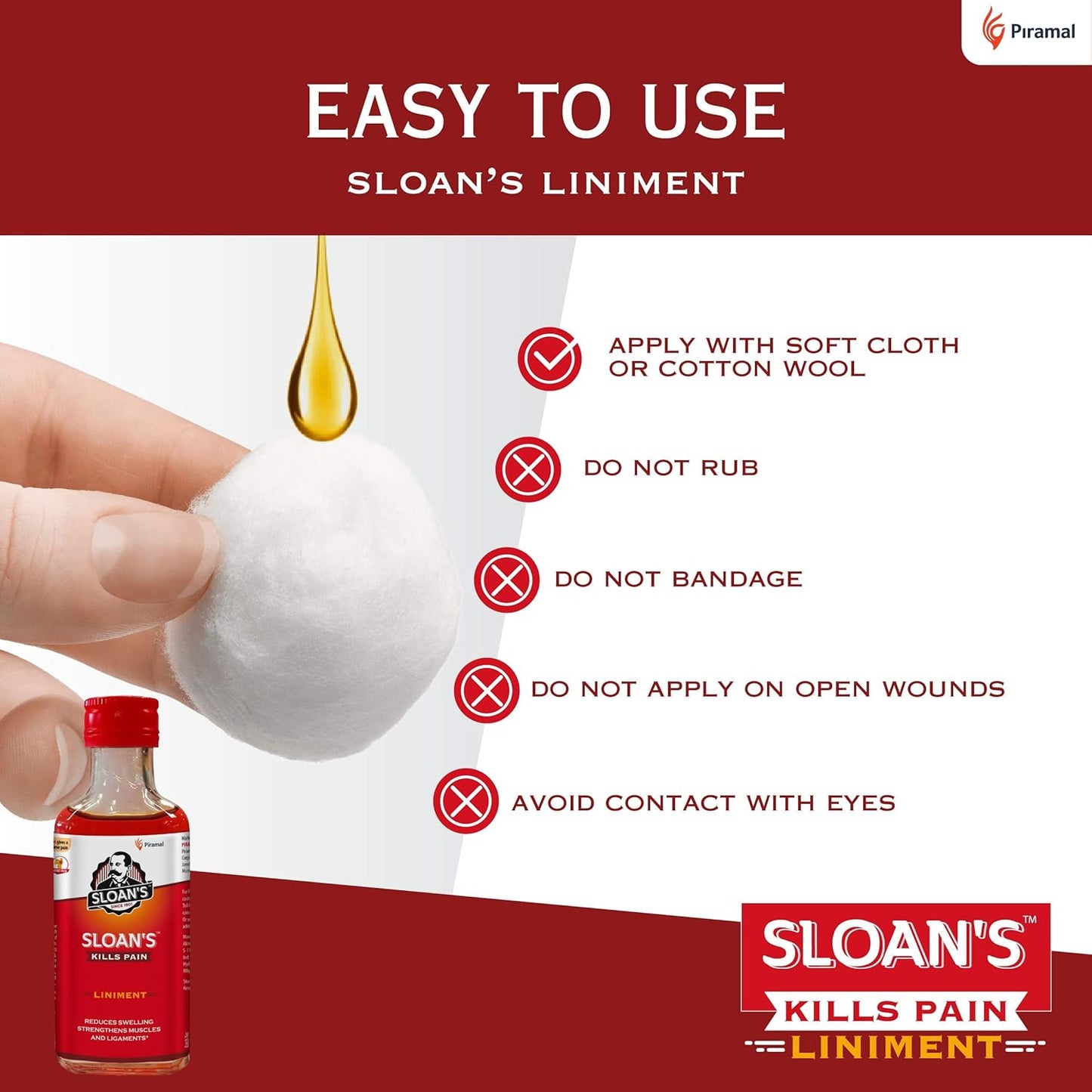 Sloan's Joint Pain Relief - Bottle of 71 ml Liniment Oil