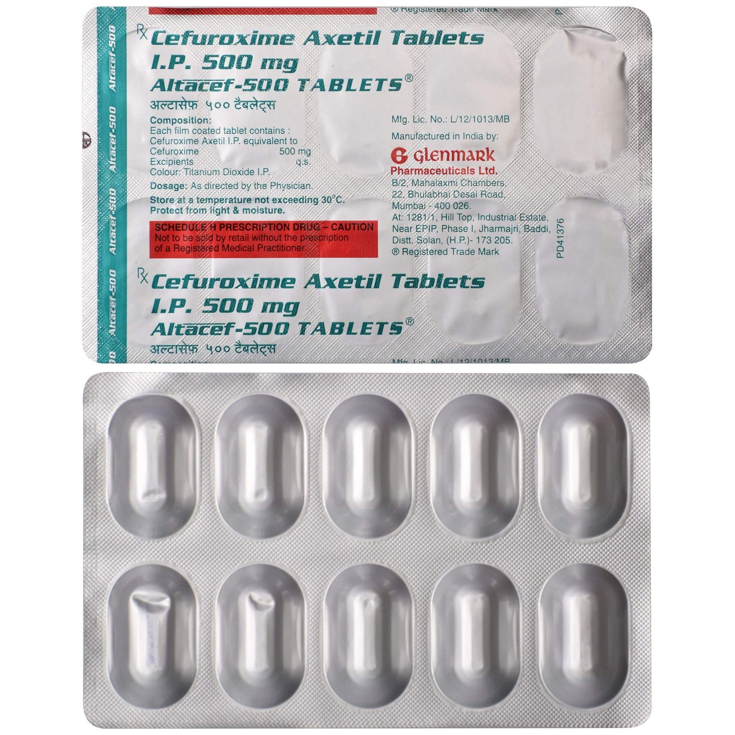 Altacef-500 - Strip of 10 Tablets