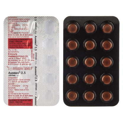 Asomex 2.5 - Strip of 15 Tablets