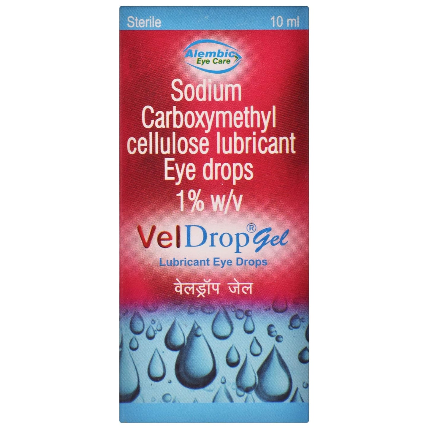 Vel Drop - Bottle of 10 ml 1% w/w Eye Drops