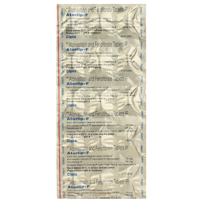 Atorlip- F - Strip of 15 Tablets