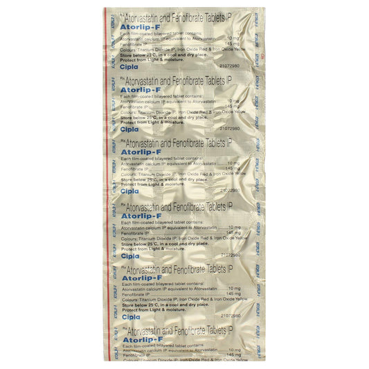 Atorlip- F - Strip of 15 Tablets