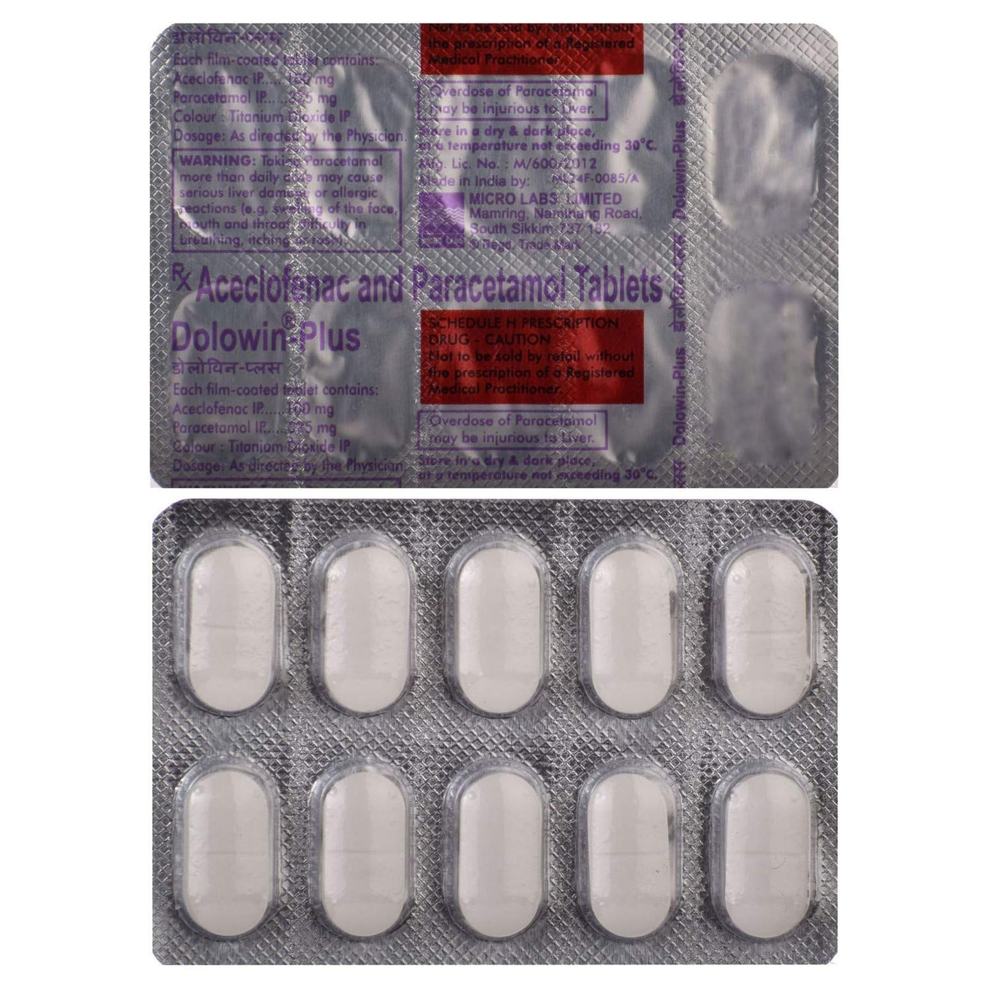 Dolowin-Plus - Strip of 10 Tablets