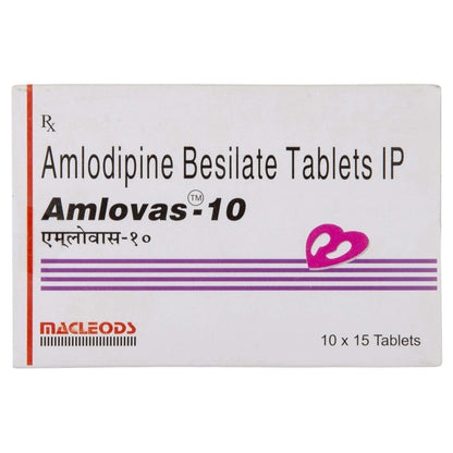 Amlovas-10 - Strip of 15 Tablets