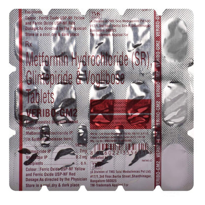 Veribo-GM2- Strip of 15 Tablets