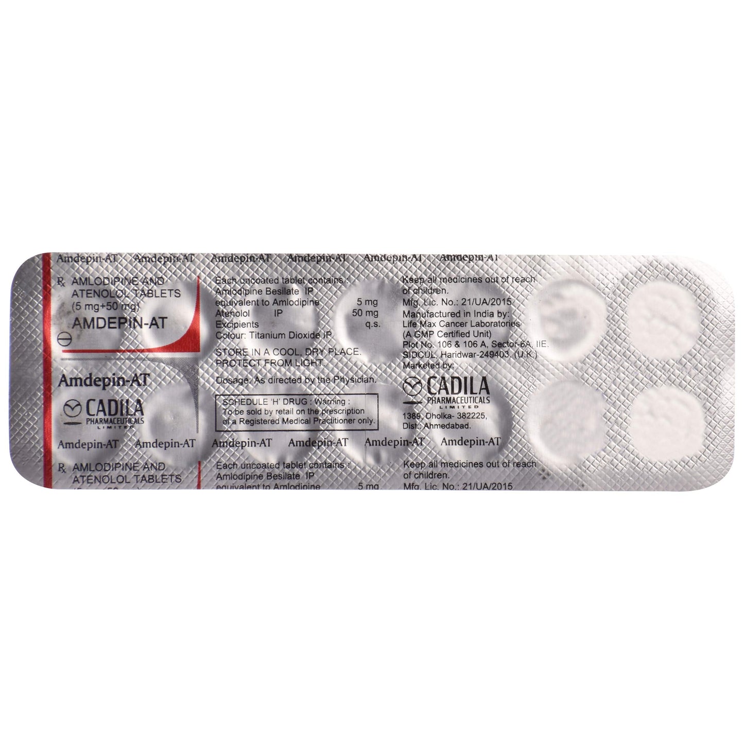 Amdepin-AT - Strip of 14 Tablets